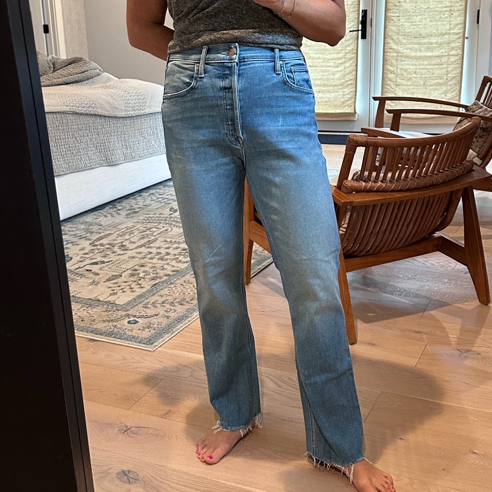 MOTHER The Tripper Ankle Fray jeans